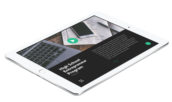 High School Entrepreneur Program- Browser Based