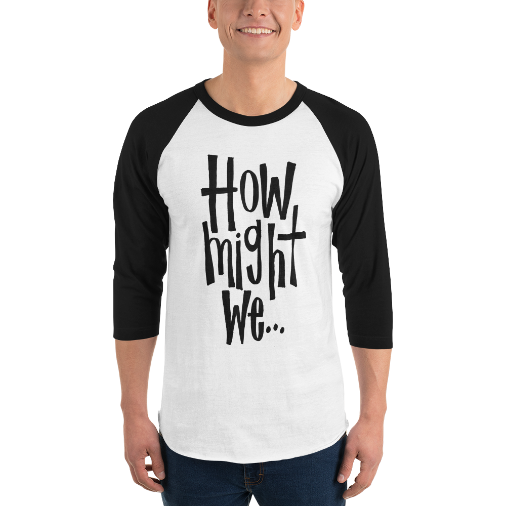 3/4 sleeve raglan shirt